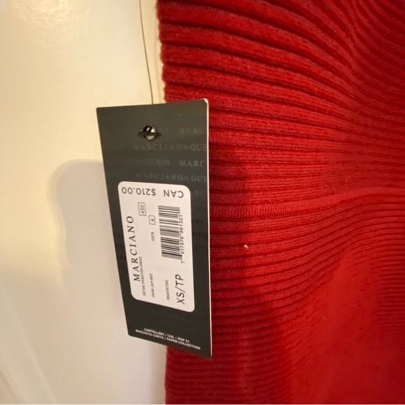 Marciano Sweater White or Burgundy Dress - Size XS - Picture 8 of 8